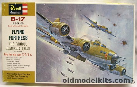 Revell 1/72 B-17F Flying Fortress Memphis Belle, H201 plastic model kit